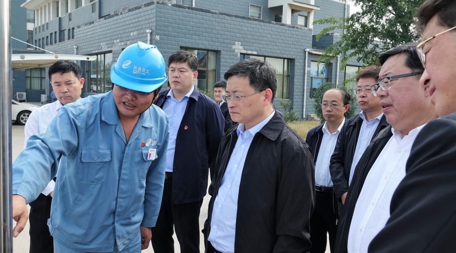 市委副書記、市長于海田來公司調(diào)研重大項目建設(shè)情況